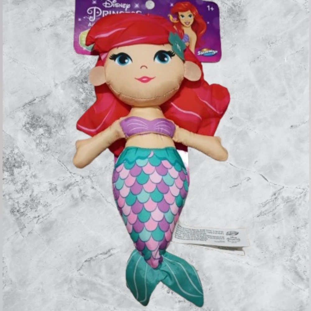 New Swimways Disney The Little Mermaid Ariel  Doll-Water Plush
